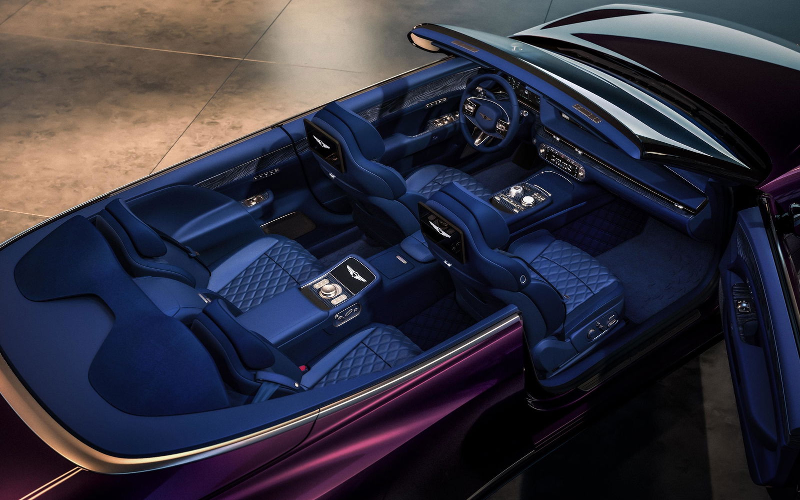 Genesis X Gran Convertible concept - interior