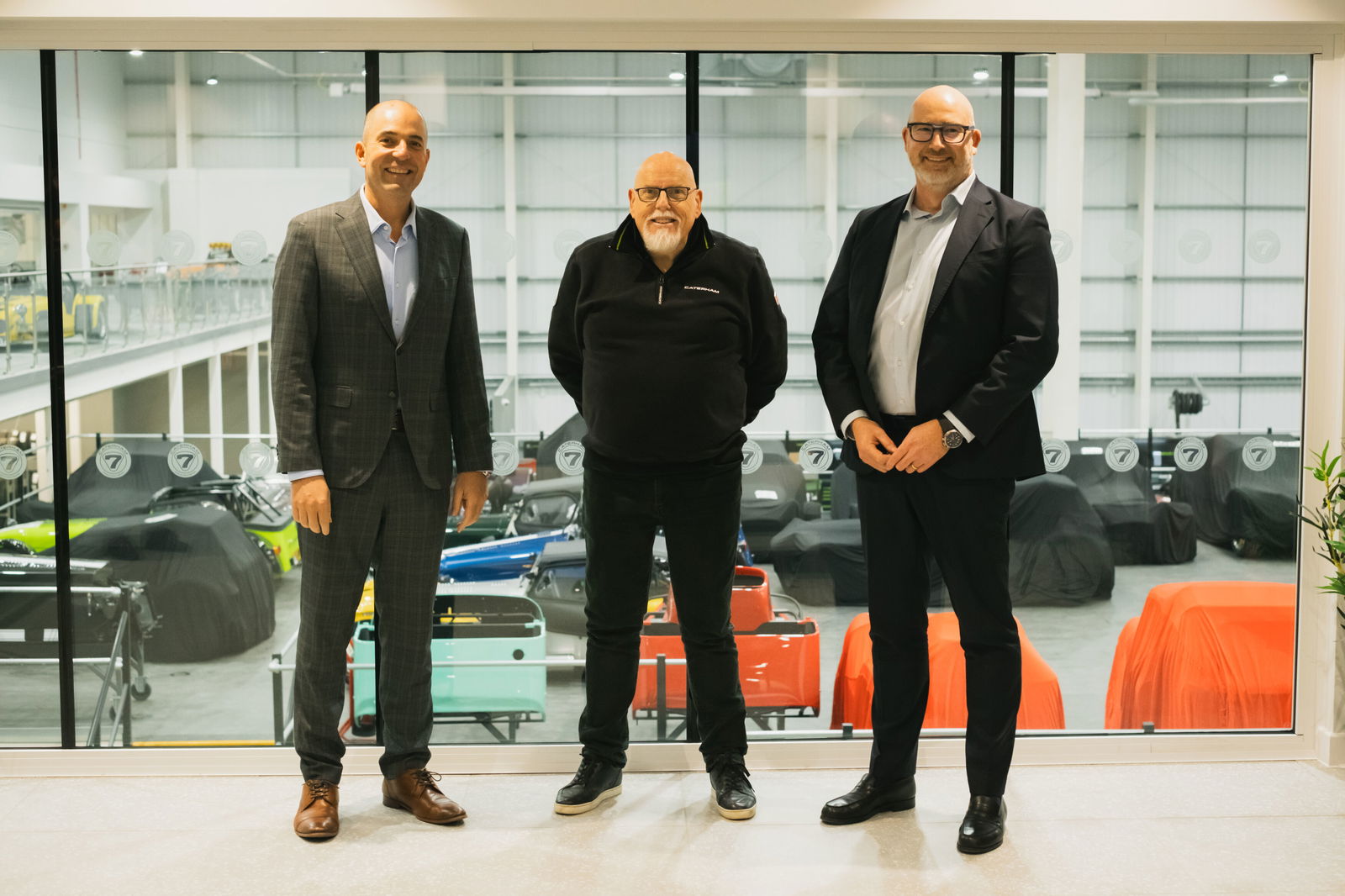 Caterham and Horse executives