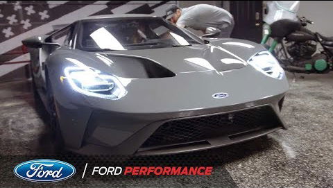Drift Champion Takes Delivery Of His Ford GT In Predictably Smoky Way