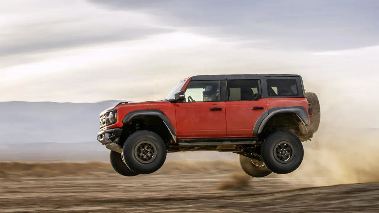 The New 400bhp+ Ford Bronco Raptor Has A Penchant For Air Time
