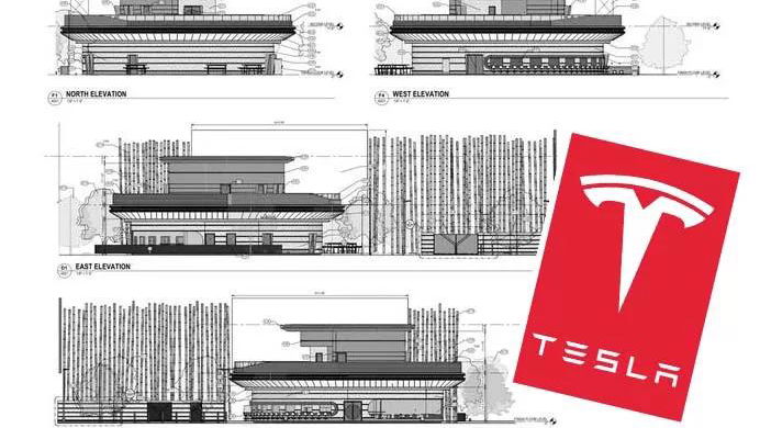 Tesla’s First 24-Hour Diner And Supercharger Is Coming To California
