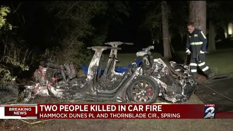 Driver's Seat Was Empty During Fatal Tesla Model S Crash