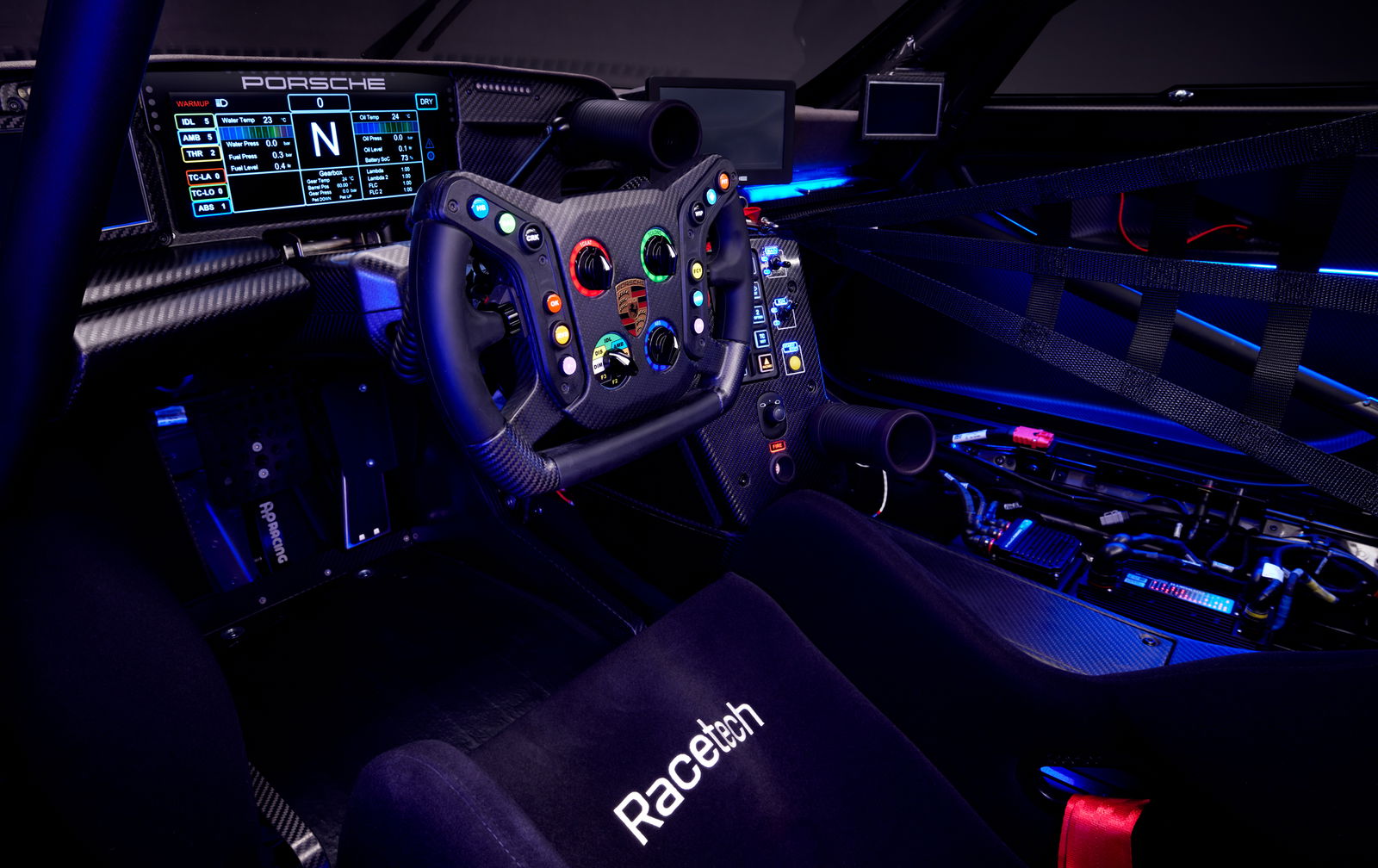 Porsche 911 GT3 R rennsport - interior