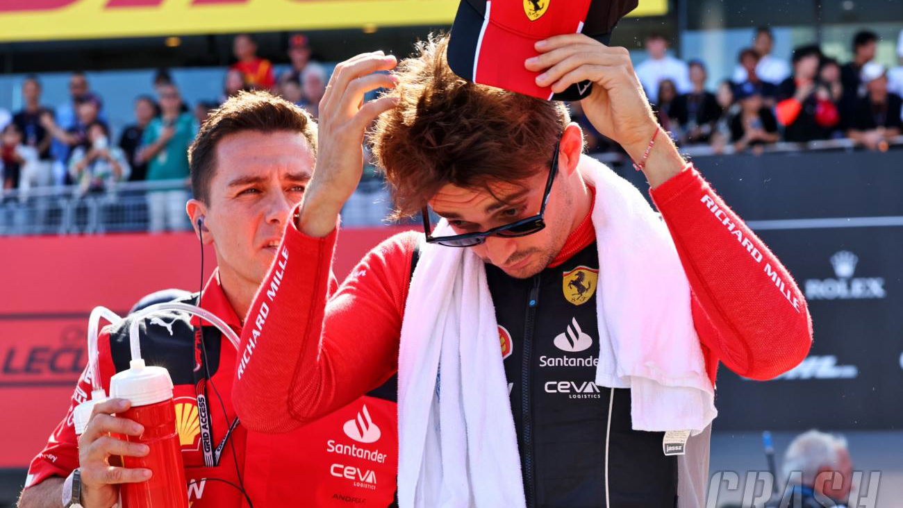 Charles Leclerc at the 2023 Japanese Grand Prix
