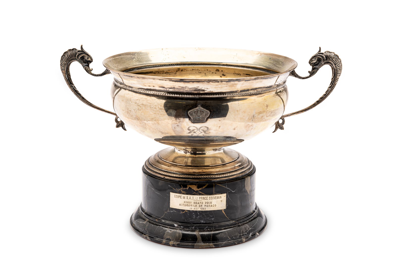 Graham Hill's 1969 Monaco GP 1st place trophy