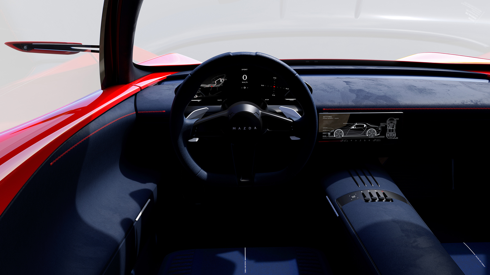 A body-coloured interior flash is a subtle nod to the ND