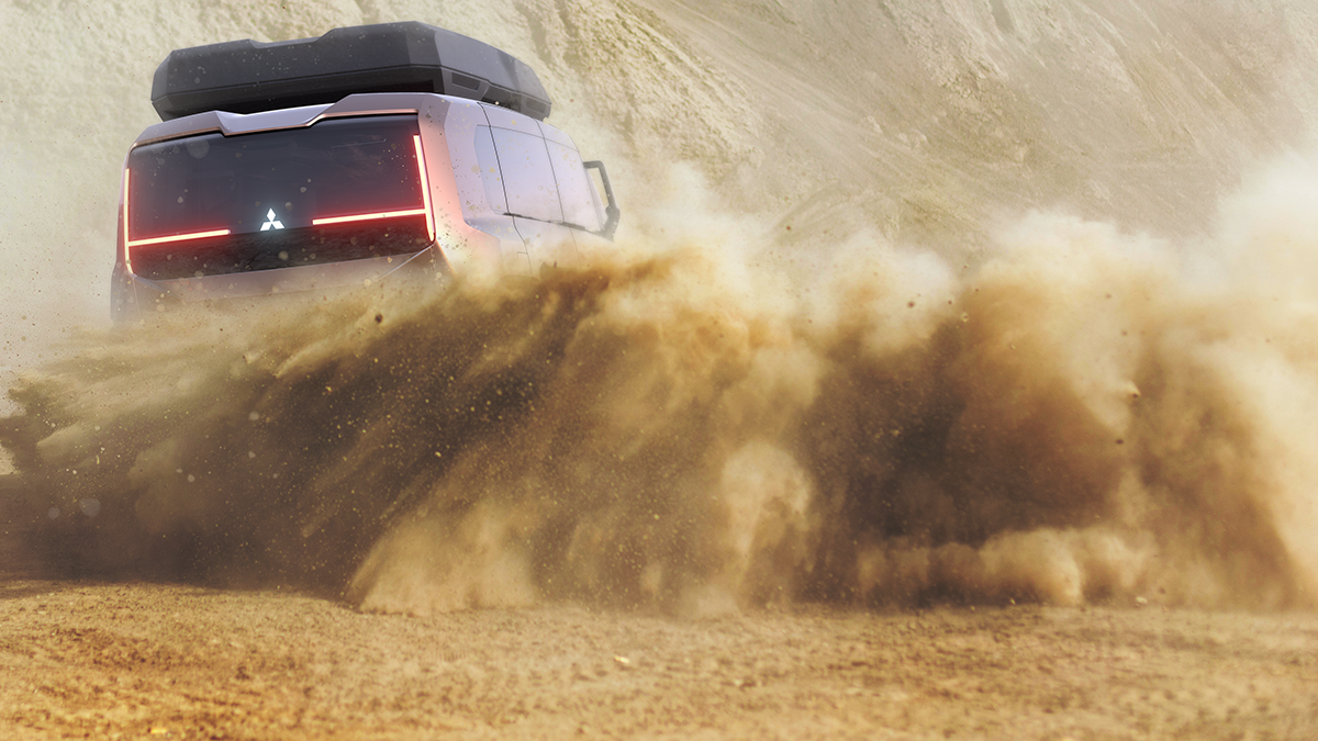 This Dirt-Shredding Mitsubishi EV Concept Could Preview a New Delica