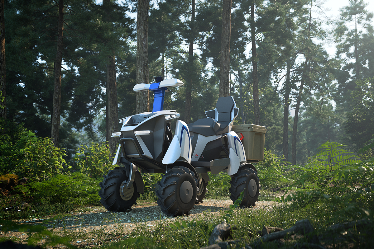 Mitsubishi will showcase the Last 1 Mile Mobility alongside its new concept car.