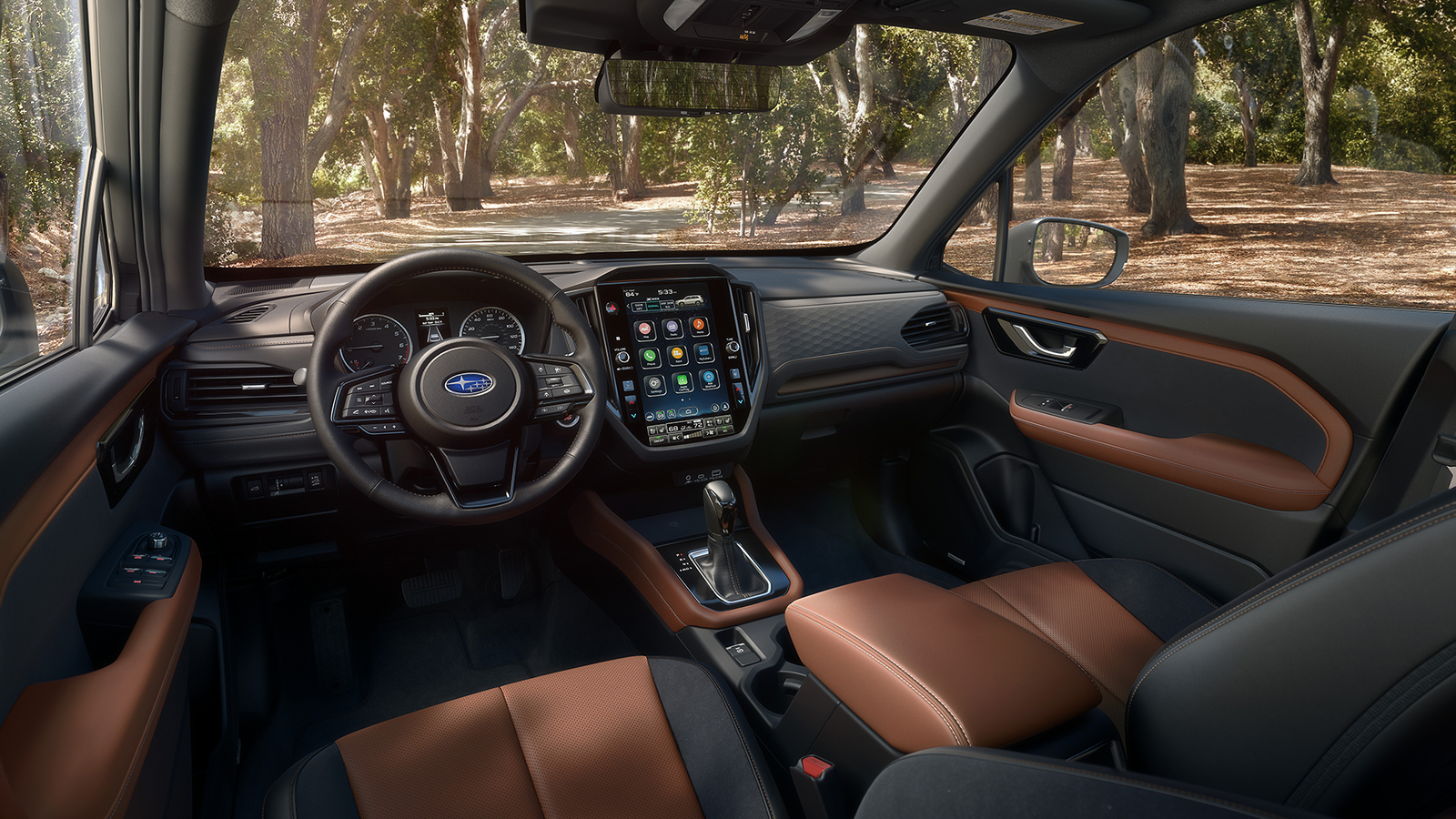 A new 11.6-inch infotainment system features