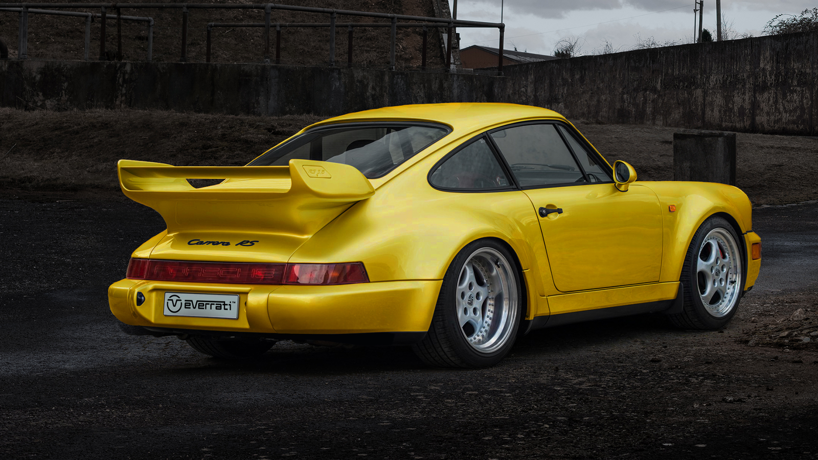 This dual-motor 964 presumably produces more power than an original RSR