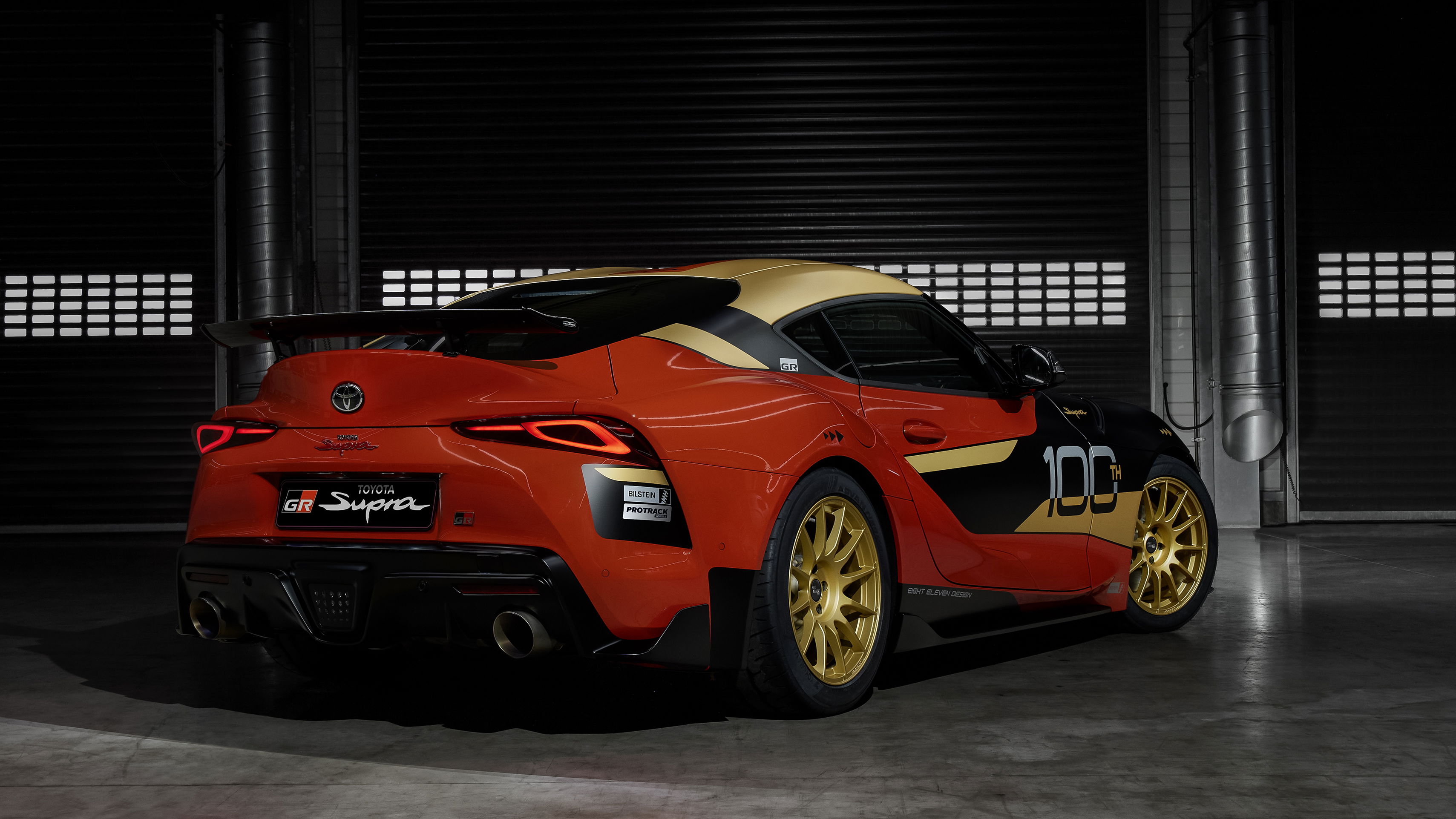 Toyota GR Supra GT4 100th Edition Tribute - rear 