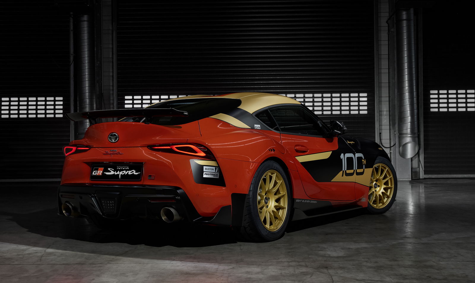Toyota GR Supra GT4 100th Edition Tribute - rear 