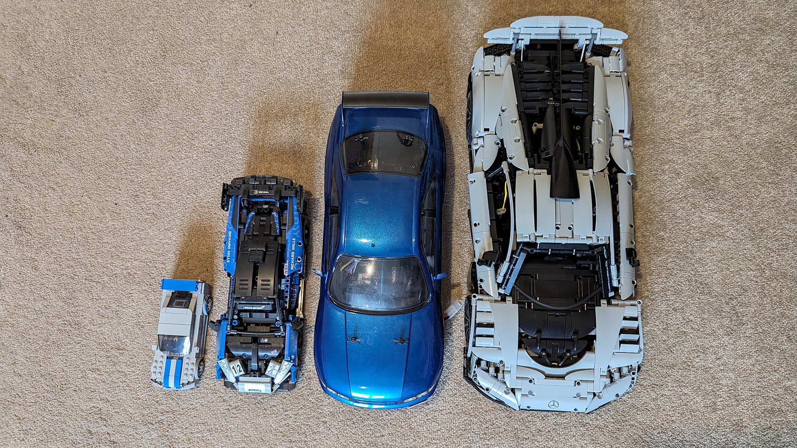 At 1:8 scale, expect it to dominate any display