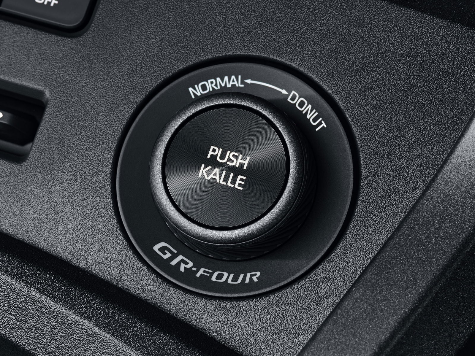 Toyota GR Yaris Rovanperä Edition - mode selector