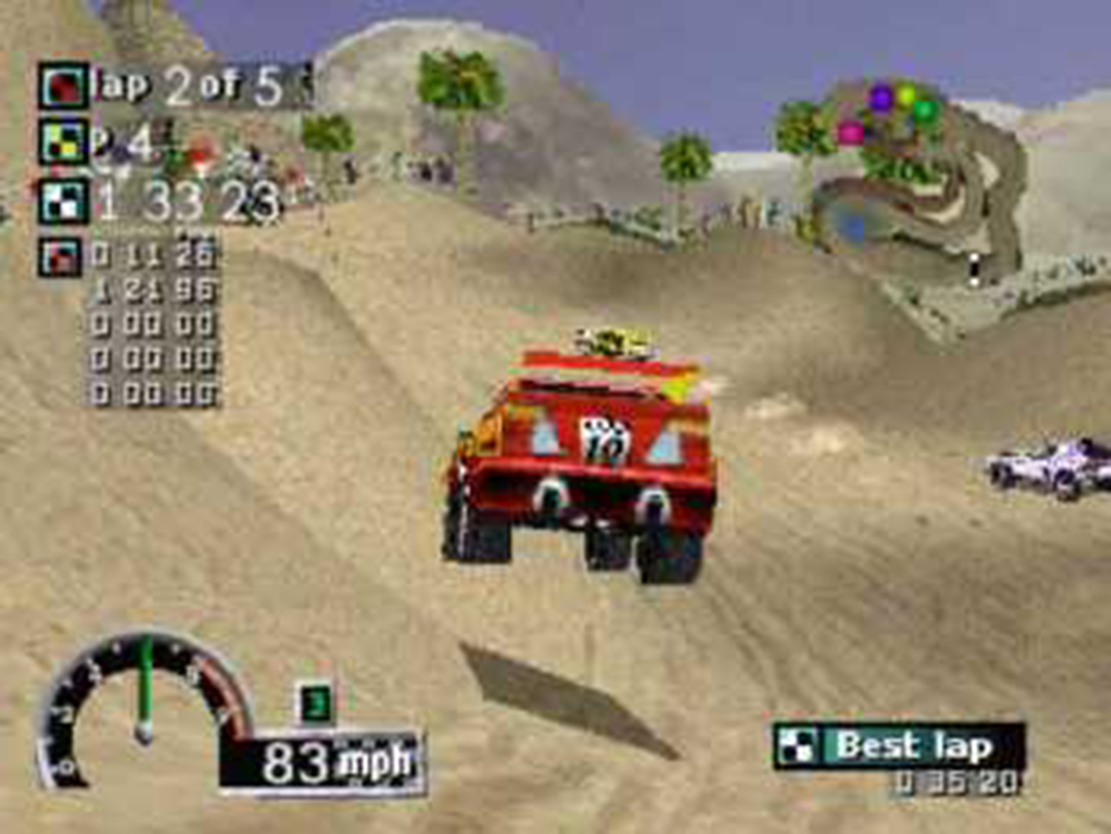 Despite cartoony looks, Rally Cross was praised for realistic handling