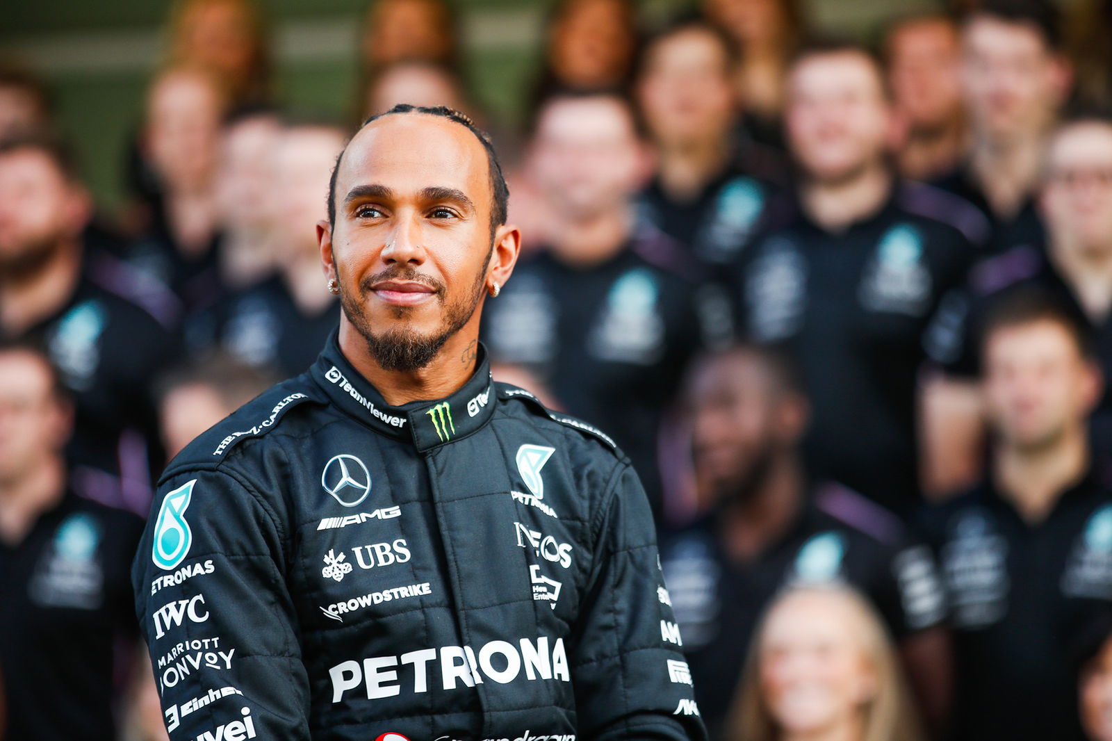 Lewis Hamilton at the 2023 Abu Dhabi Grand Prix