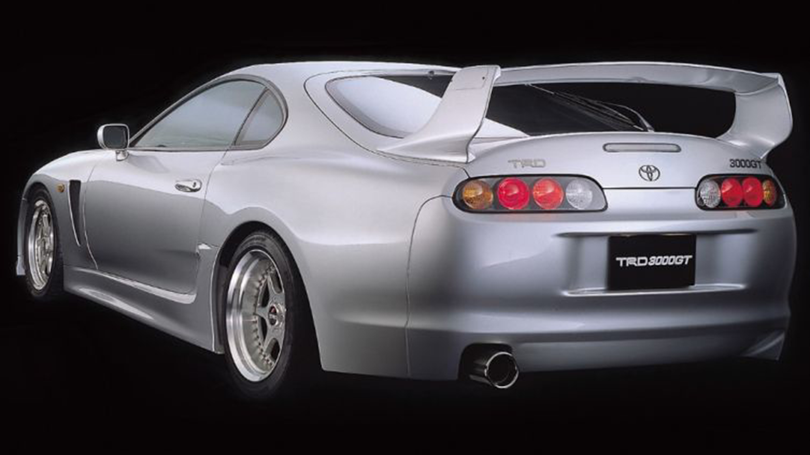 The TRD 3000GT was 60mm wider at the front and 50mm at the rear