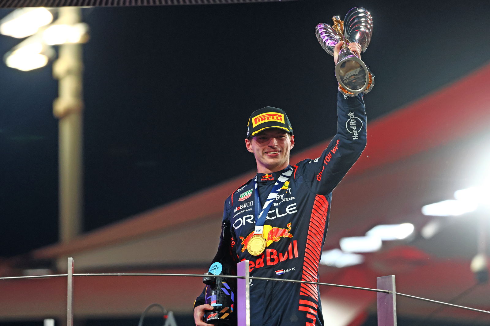 Max Verstappen at the 2023 Abu Dhabi GP