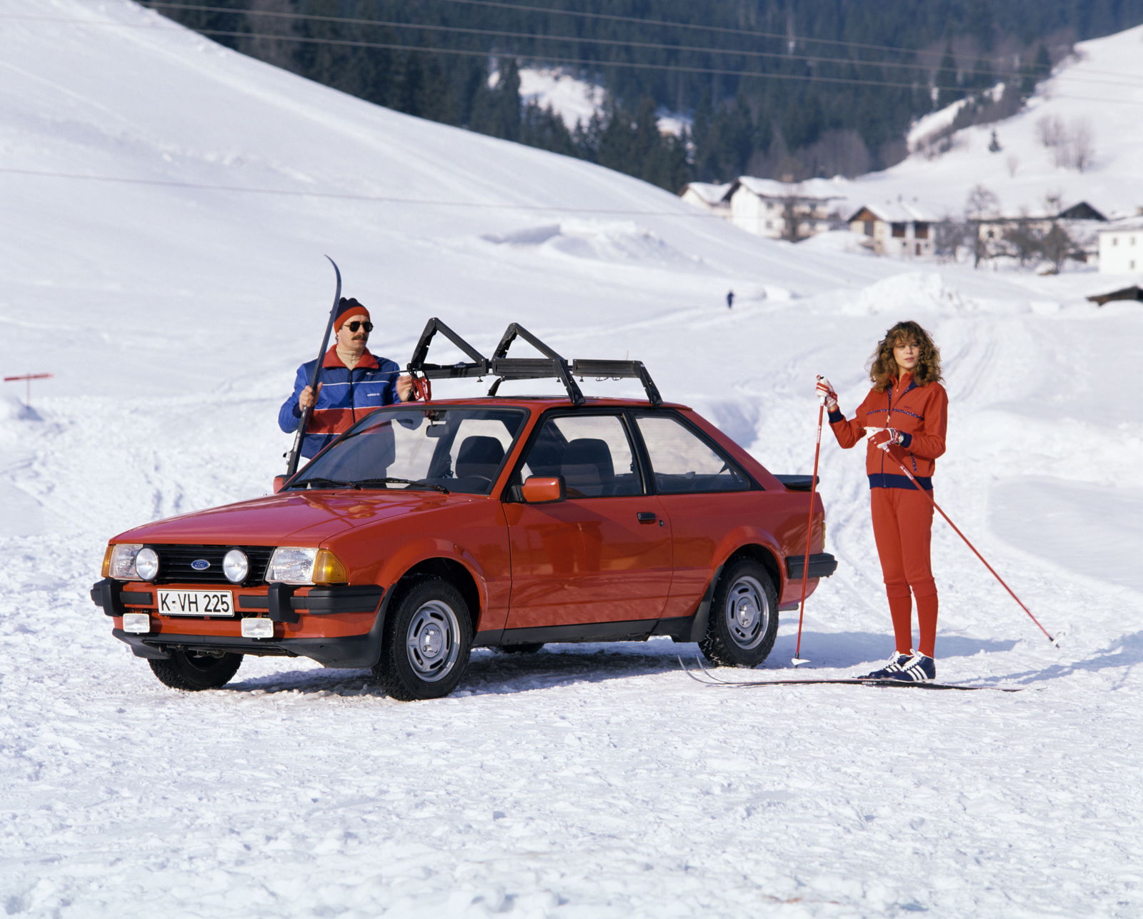 A Ford Escort XR3 promo image from 1981