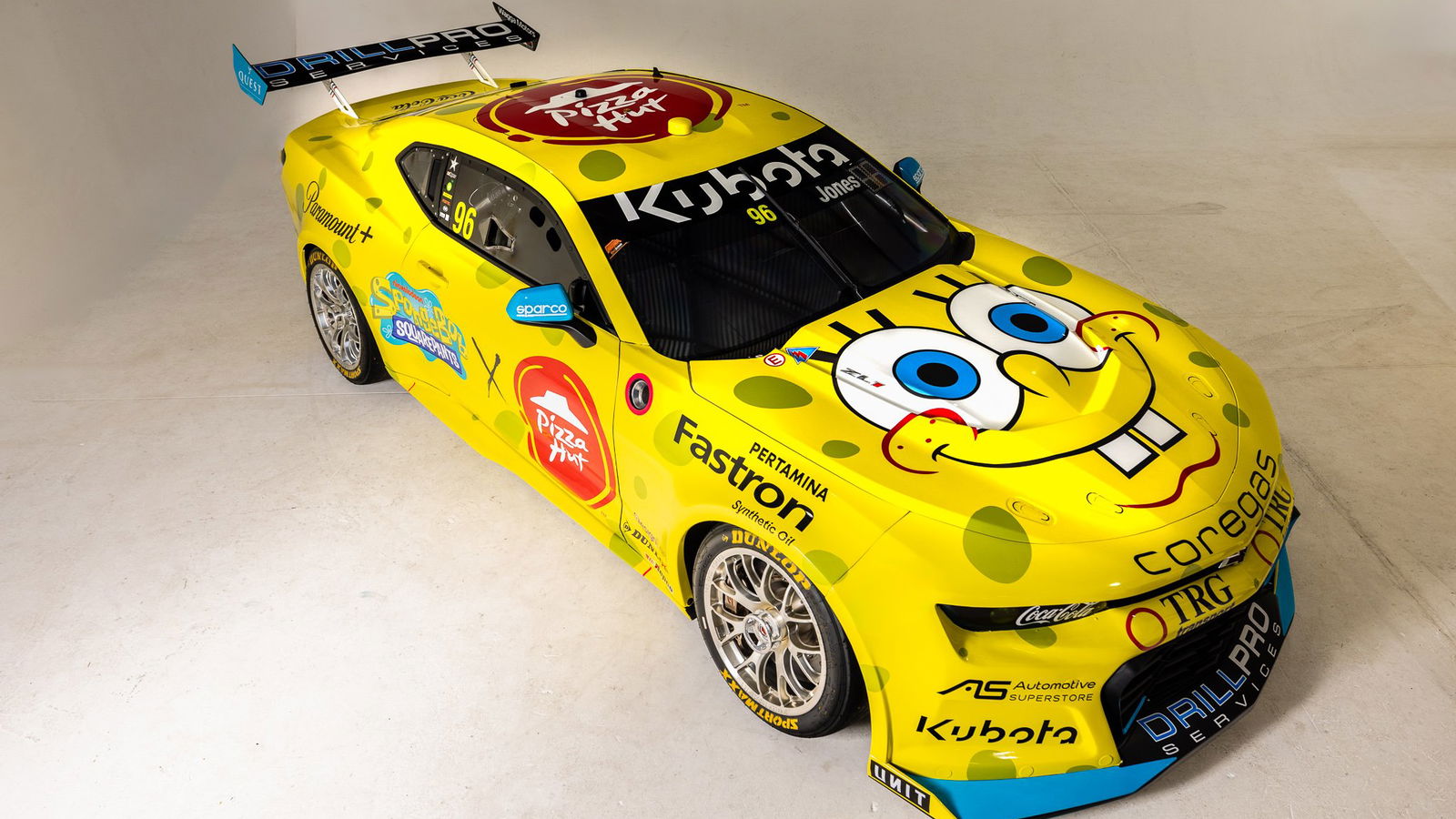 BJR SpongeBob Chevrolet Camaro - front