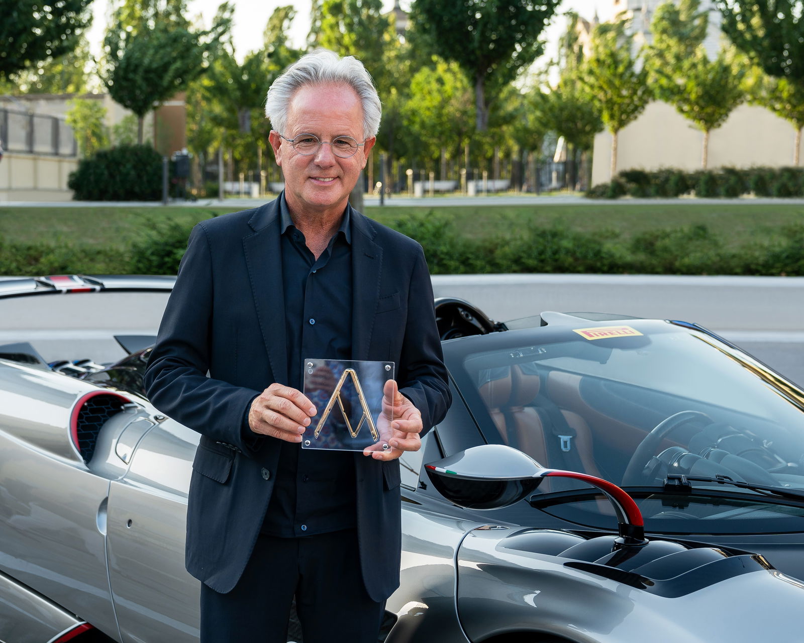 Horacio Pagani after winning an award from the Associazione per il Disegno Industriale