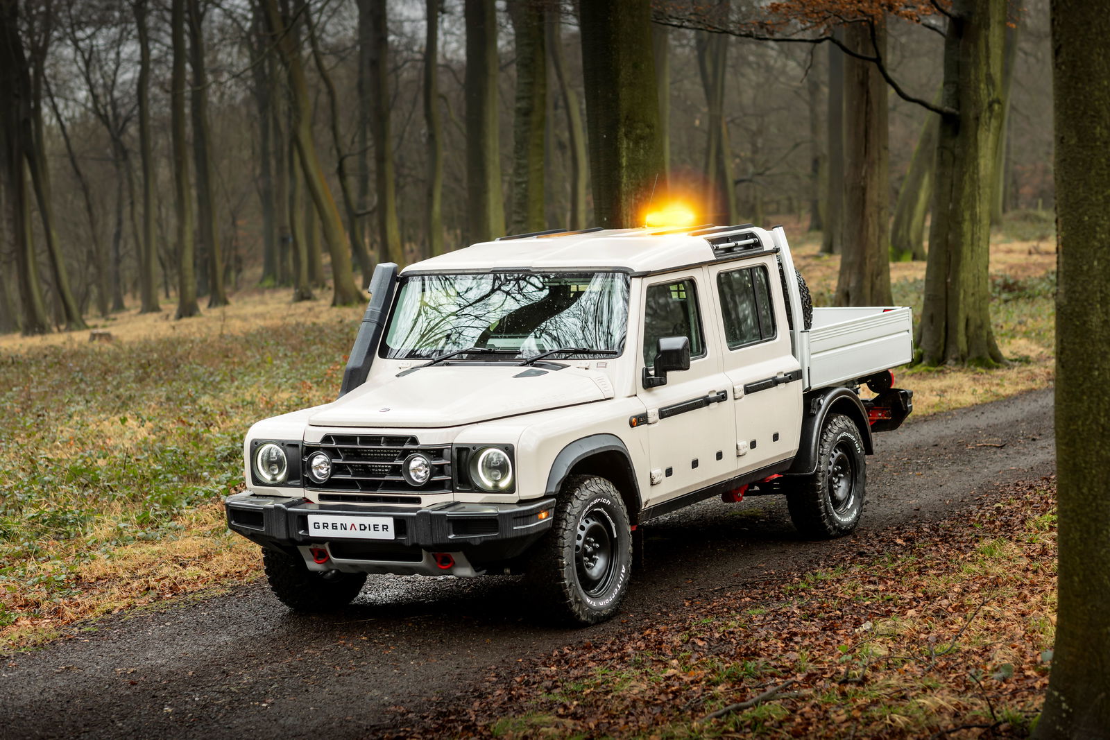 Ineos Grenadier Quartermaster Chassis Cab - front 