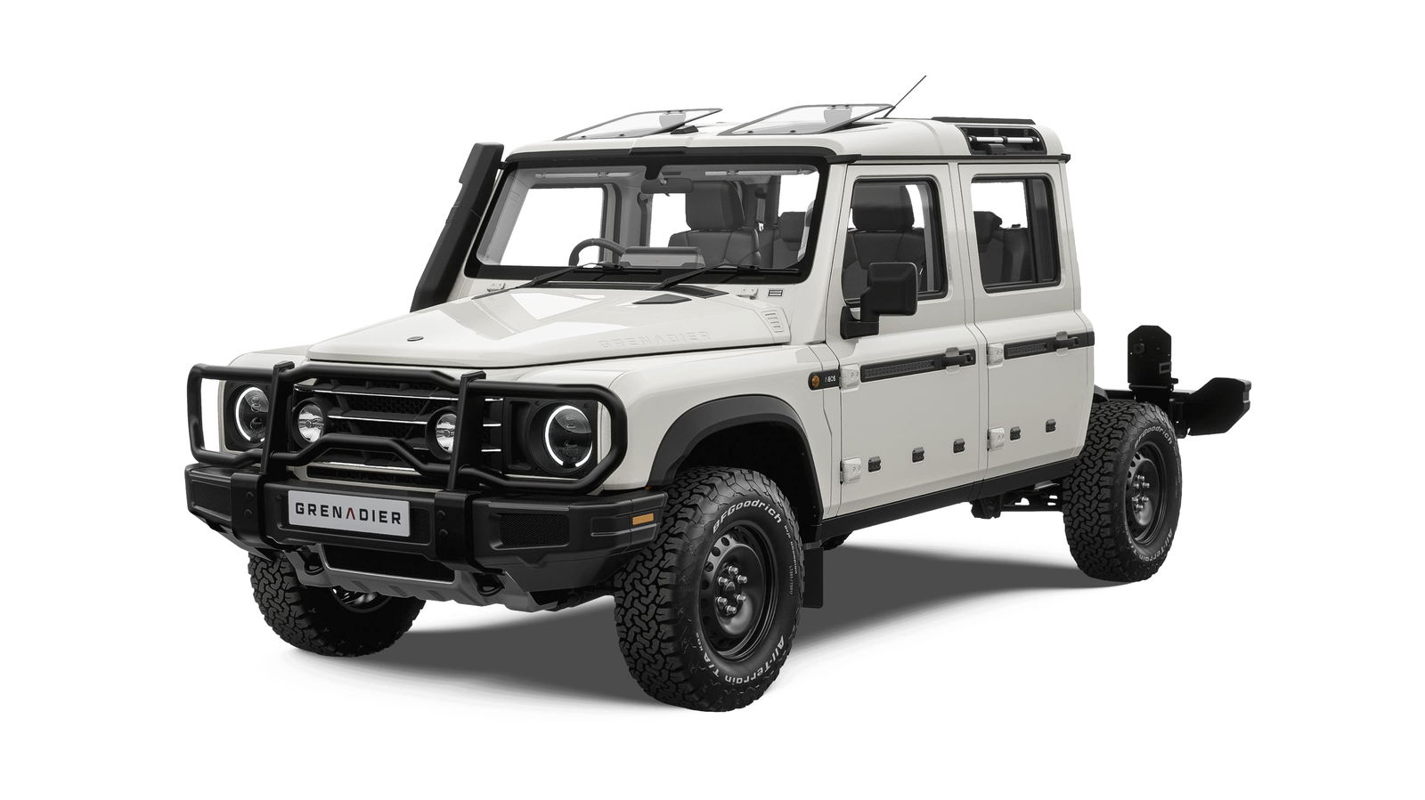 Ineos Grenadier Quartermaster Chassis Cab - front 