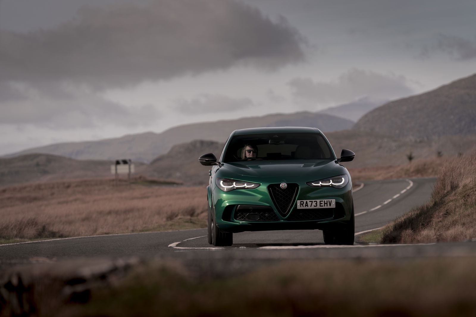 Alfa Romeo Stelvio Quadrifoglio - driving