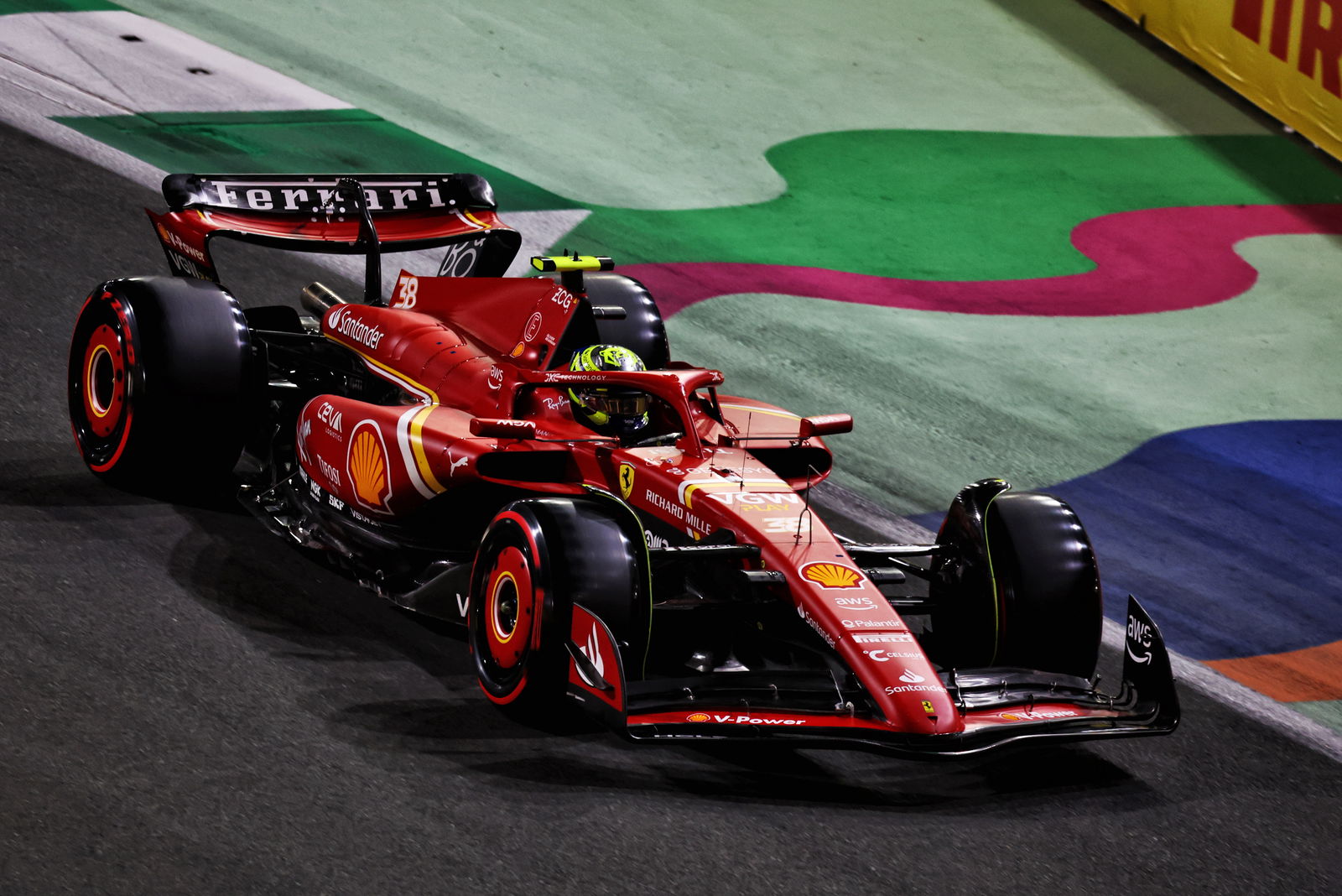 Ollie Bearman driving at the 2024 Saudi Arabian Grand Prix