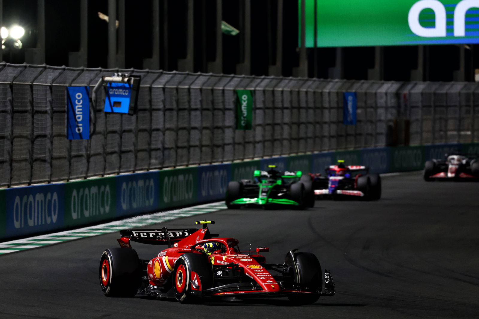 Ollie Bearman driving at the 2024 Saudi Arabian Grand Prix