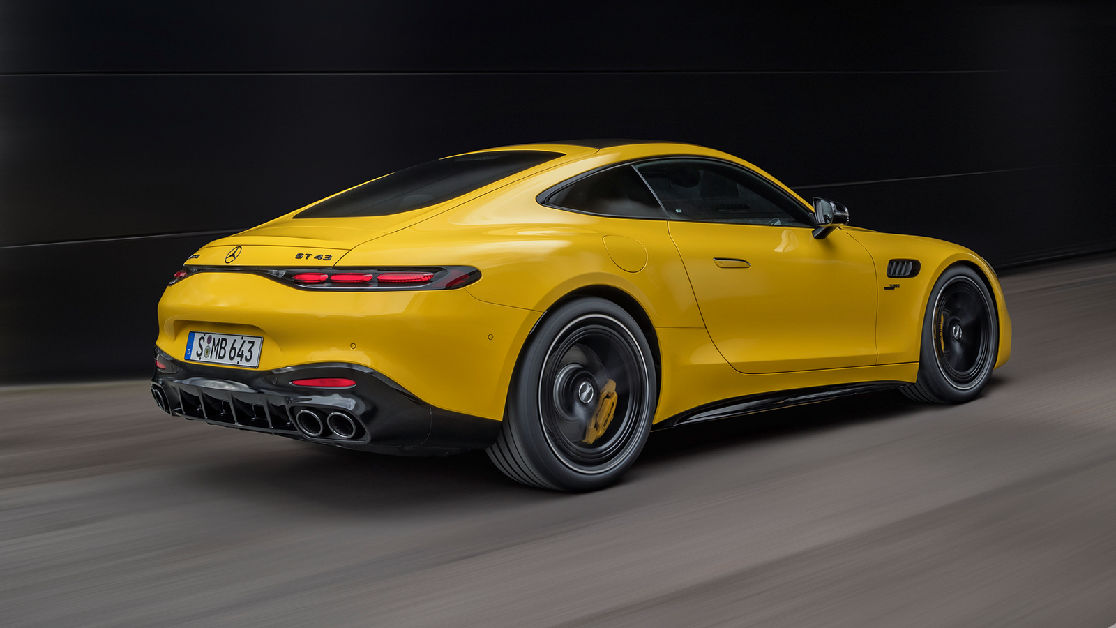 Mercedes-AMG GT43, rear 3/4