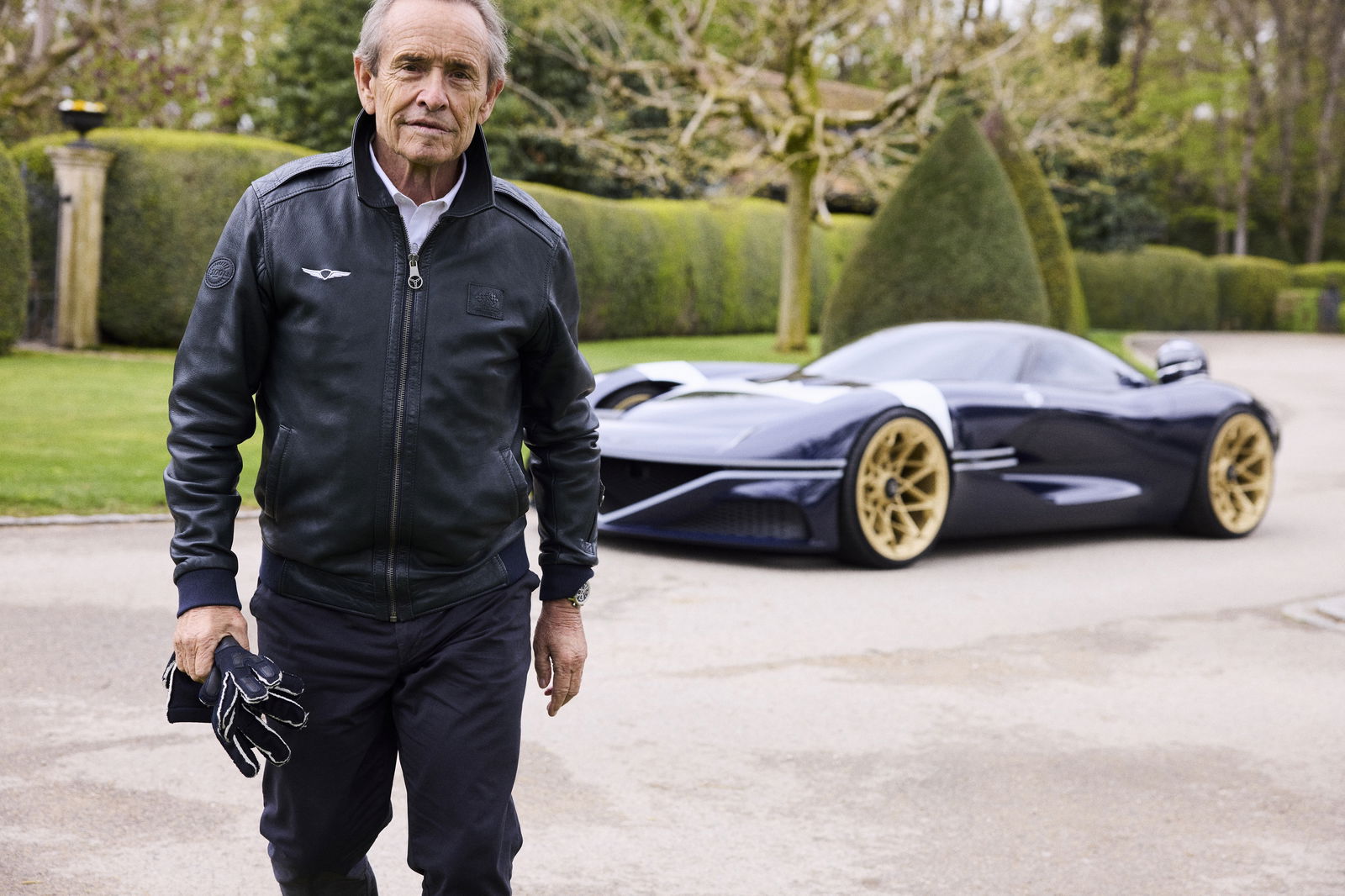 Jacky Ickx with Genesis X Gran Berlinetta Tribute