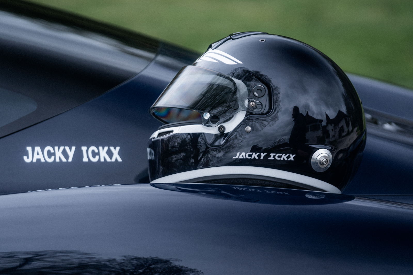 Jacky Ickx's helmet