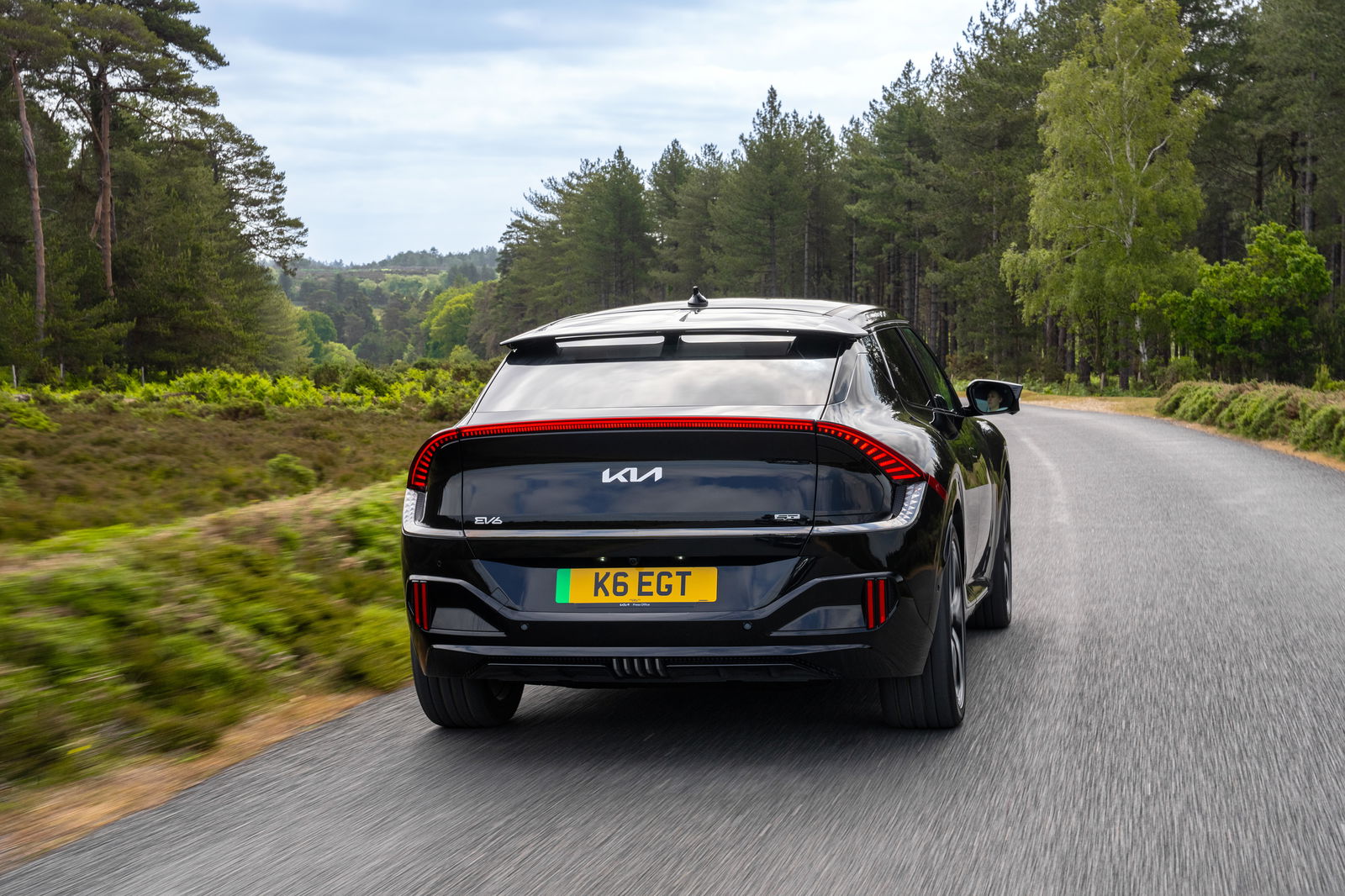 Kia EV6 GT - rear, dynamic