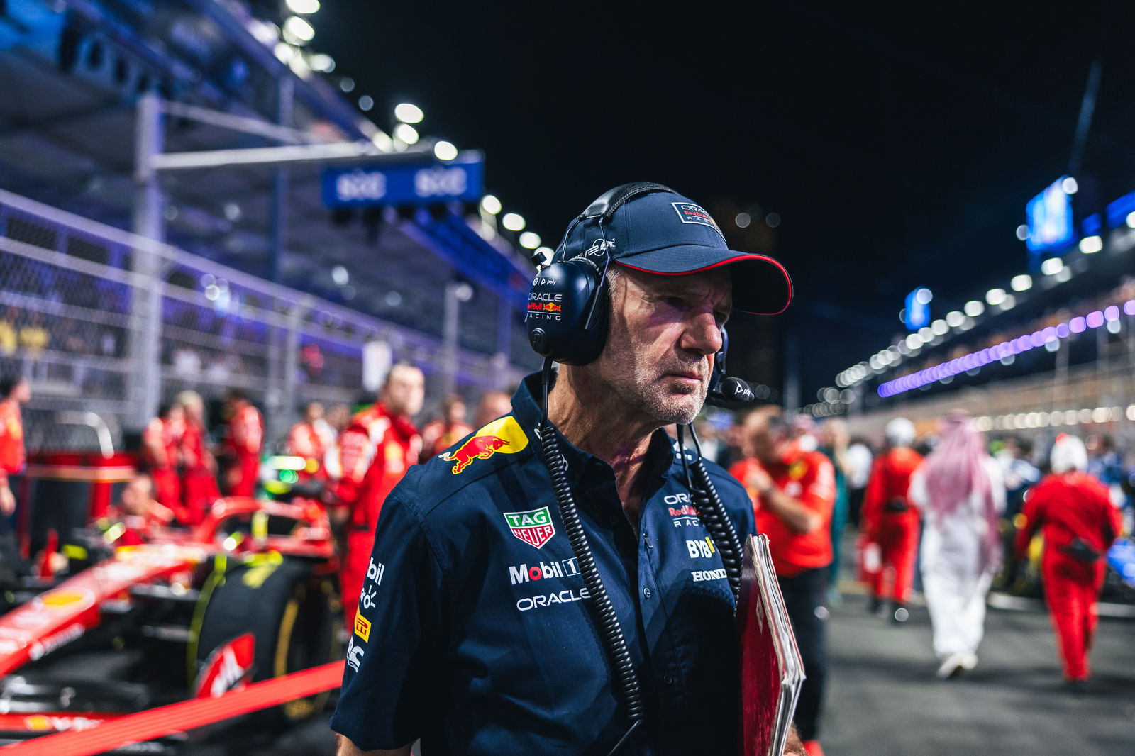 Adrian Newey at the 2024 Saudi Arabian Grand Prix