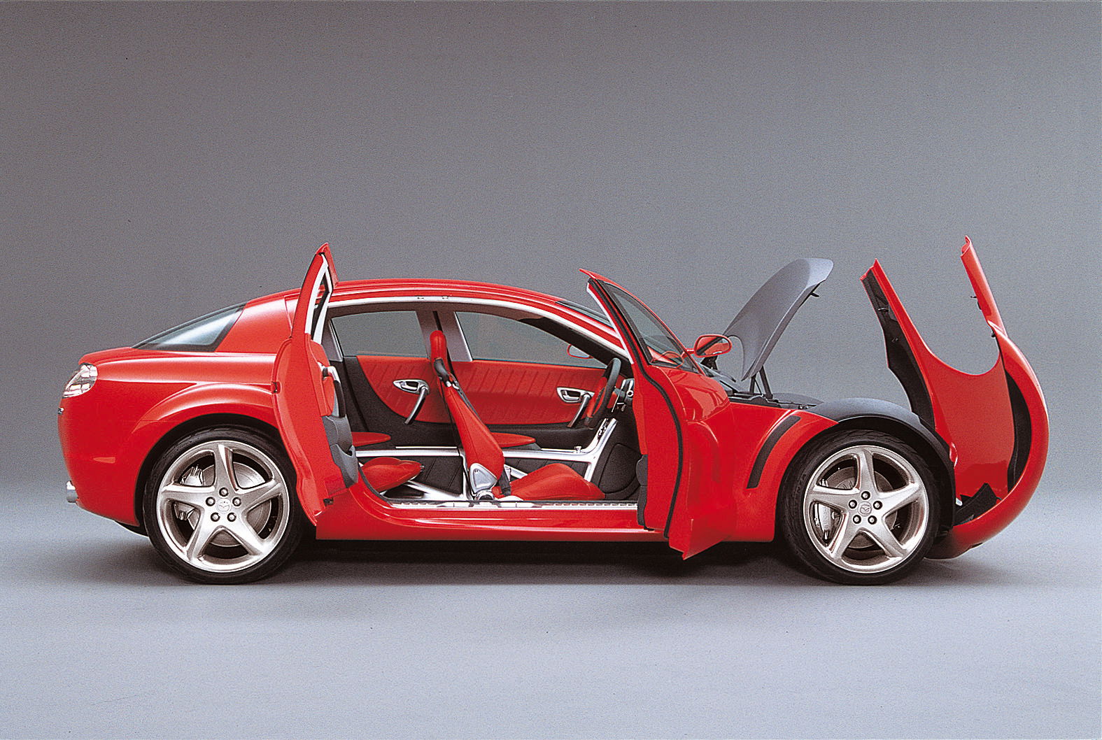 Mazda RX-Evolv concept - side; doors open