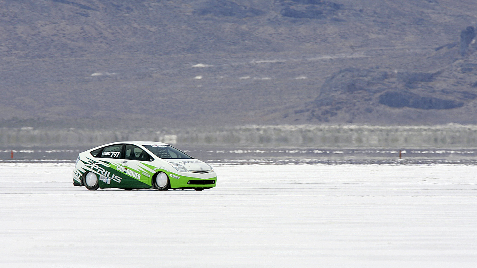 Toyota Is Crushing A Bonneville Record-Setting Prius 