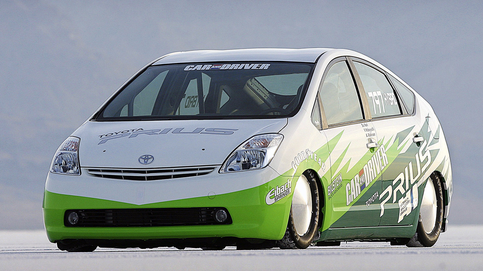 Toyota Is Crushing A Bonneville Record-Setting Prius 
