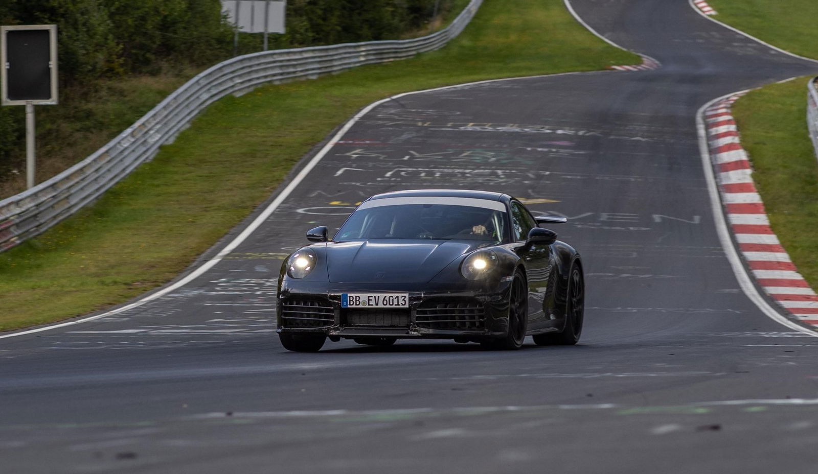 Porsche 911 hybrid prototype at the Nürburgring