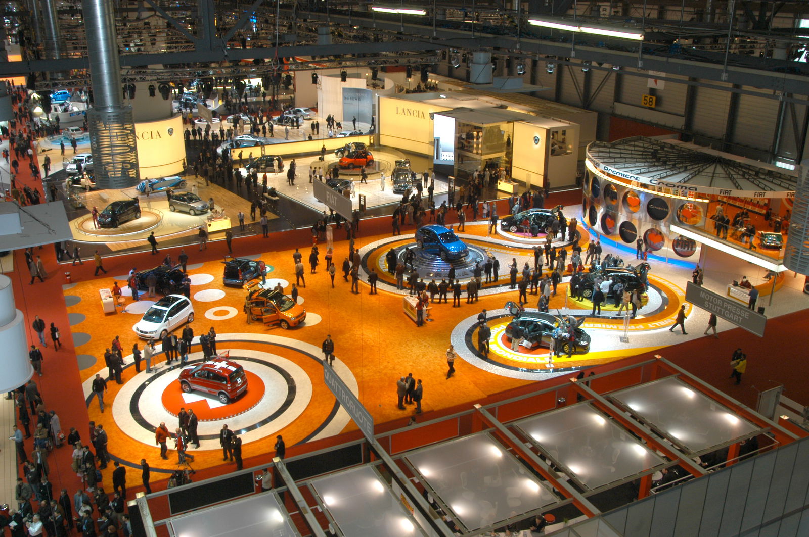 Fiat's stand at Geneva 2006