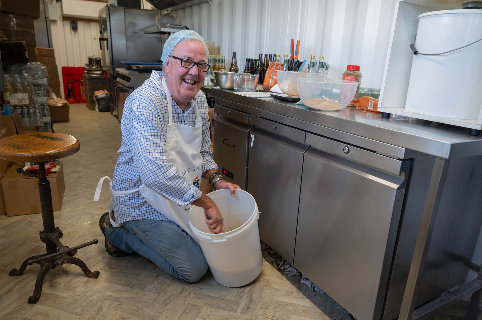 Jeremy Clarkson in the kitchen