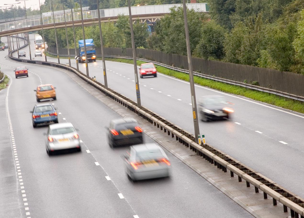 A British dual carriageway