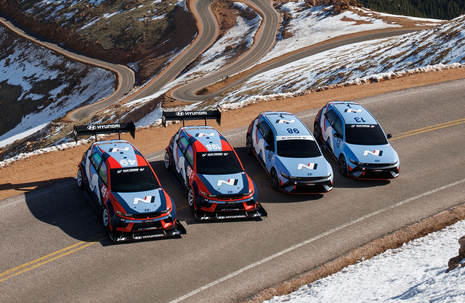 Hyundai's 2024 Pikes Peak cars