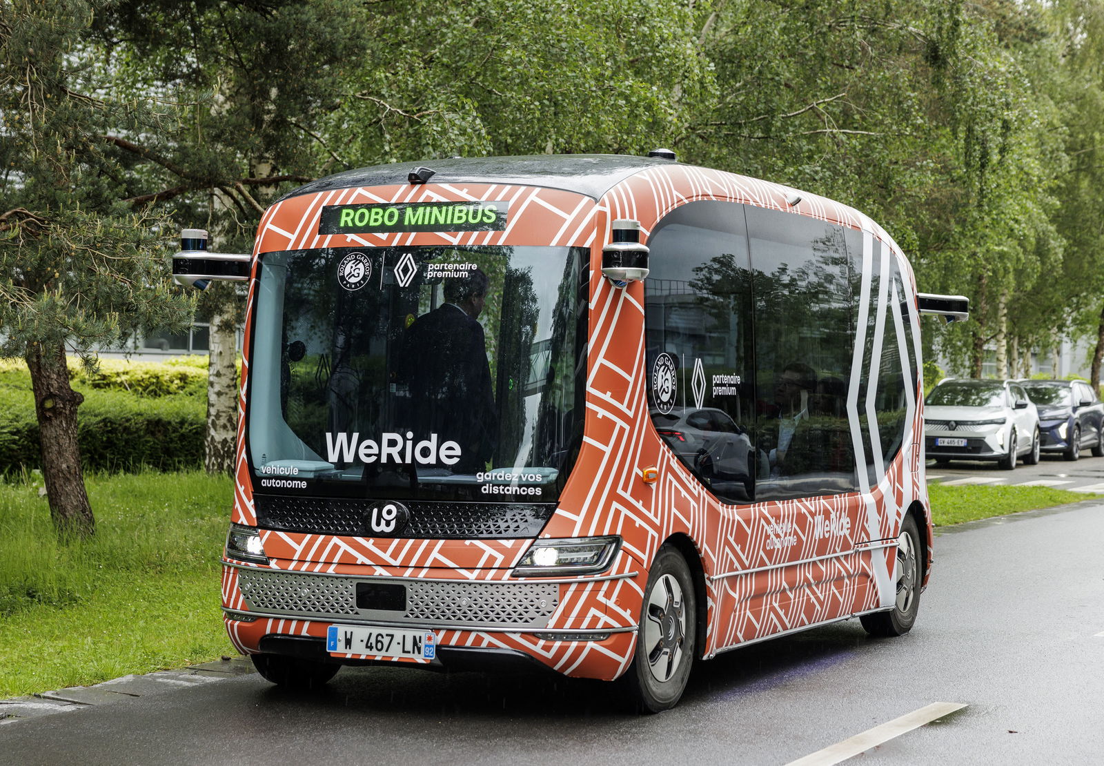 Renault and WeRide's autonomous shuttle bus