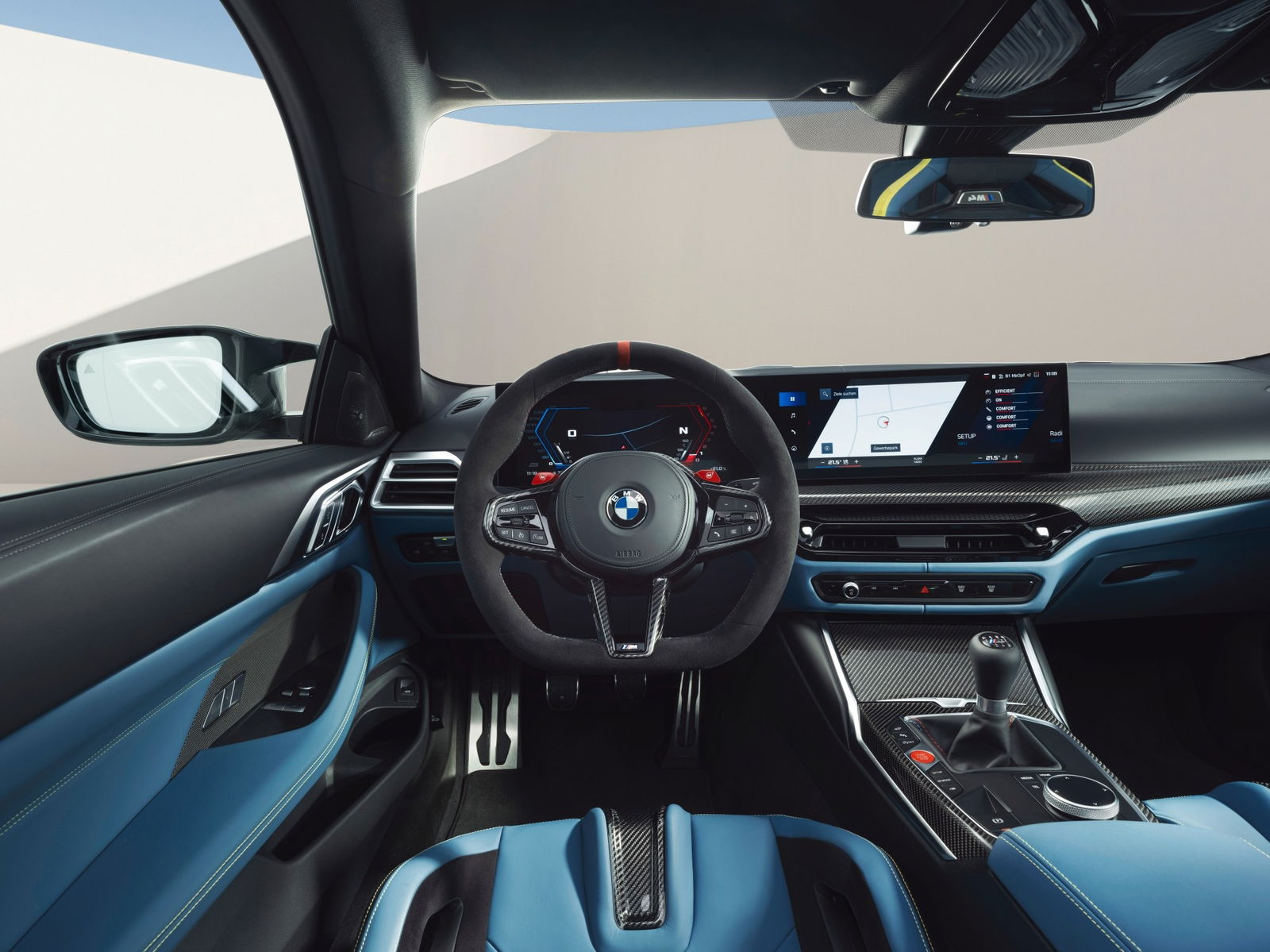 BMW M4 manual interior