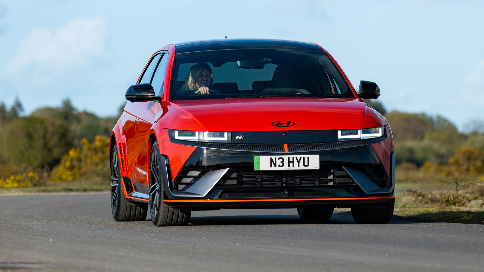 Hyundai Ioniq 5 N, Soultronic Orange, front