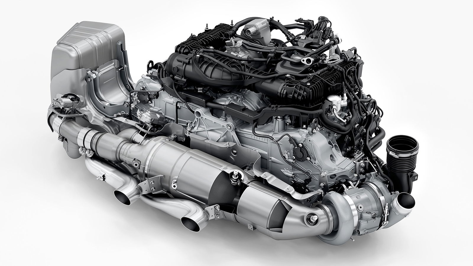 Porsche 911 T-Hybrid engine