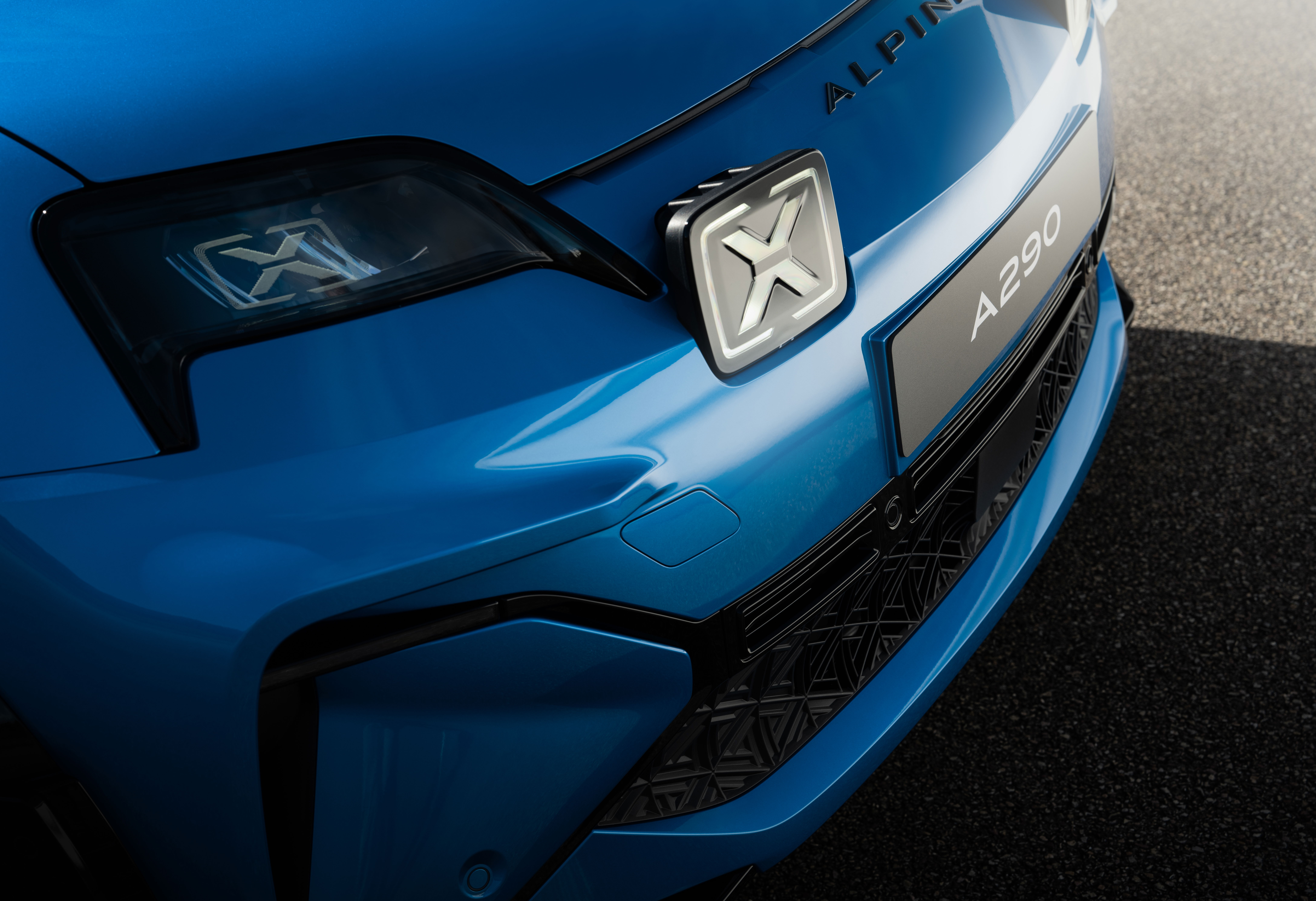 Alpine A290 - front detail