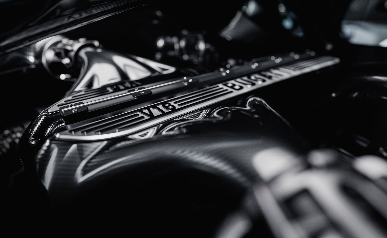 Bugatti Tourbillon - engine bay