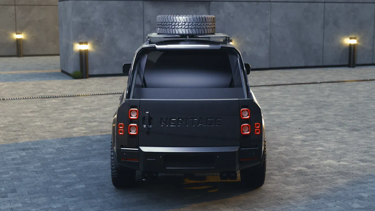 Land Rover Defender Valiance Pick Up - rear